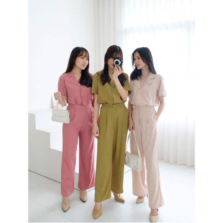 Kadaka S-0155 Set Blouse and Pants Korea