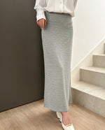 Muat gambar ke penampil Galeri, Kadaka B-0207 Maxi Knit Tweed Skirt | Rok Panjang Maxi Knit Wanita
