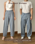 Load image into Gallery viewer, Kadaka Nusa Trousers | Unisex Striped Barrel Pants | Celana Panjang Unisex | Modern Heritage Collection B-0235

