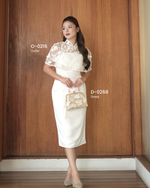 Muat gambar ke penampil Galeri, Kadaka D-0268 Midi Dress with Spaghetti Straps | Dress Midi Wanita
