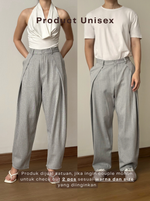 Load image into Gallery viewer, Kadaka Modern Heritage Collection | Striped Modern Beskap and Barrel Pants | Couple Outfit | Raina, Arka, Nusa
