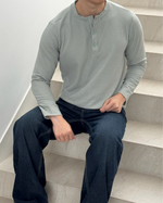 Load image into Gallery viewer, Kadaka MT-0129 Long Sleeve Knit Top Men | Atasan Tangan Panjang Pria Knit

