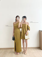 Muat gambar ke penampil Galeri, Kadaka D-0221 Mini A-Line Party Dress Puffy Sleeves
