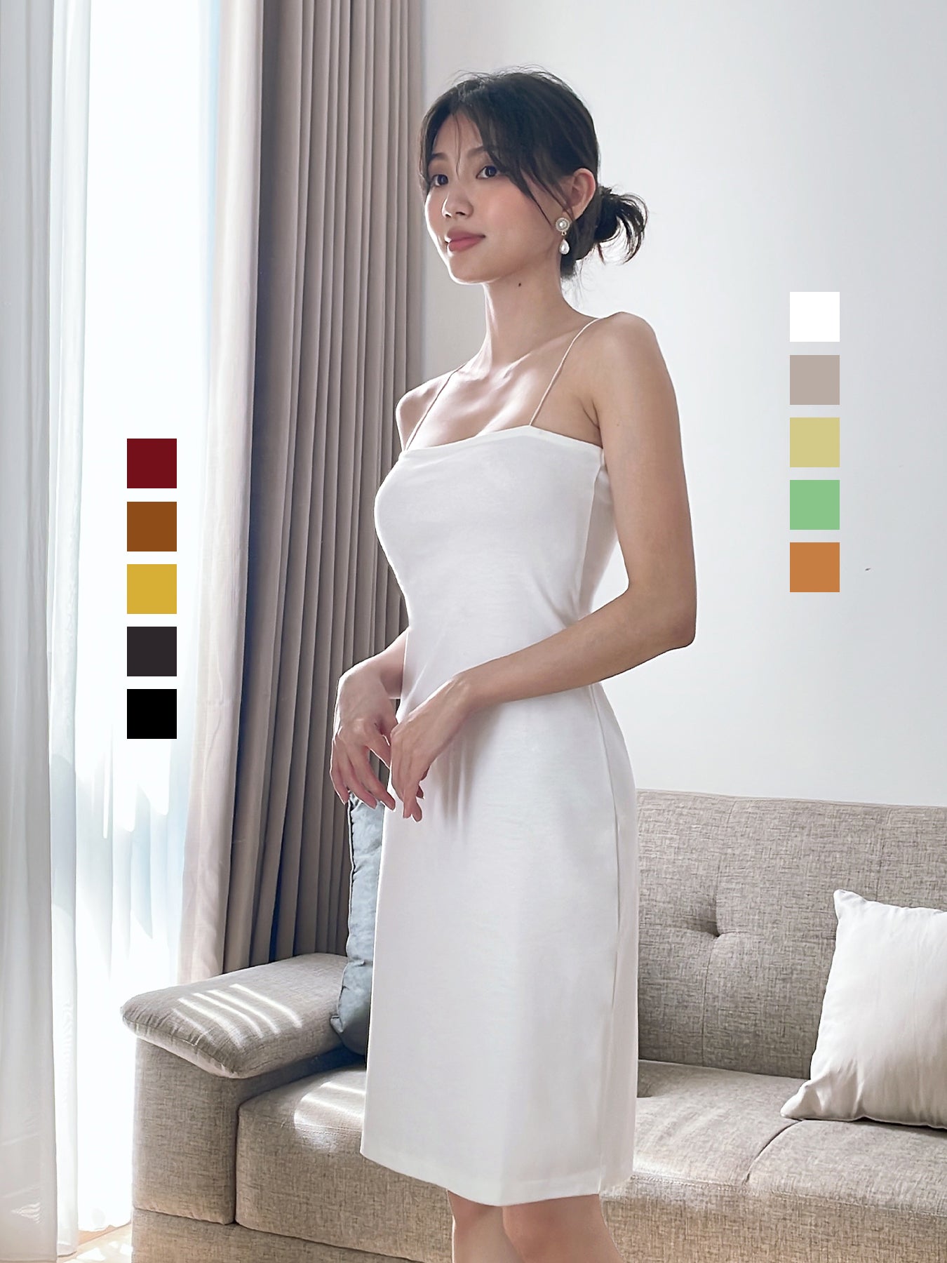 Kadaka D-0152 Dress Bodycon Spaghetti Strap