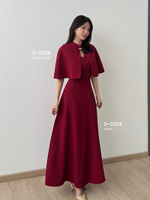 Muat gambar ke penampil Galeri, Kadaka Couple Group Family Outfit | Maxi Square and Vneck Dress Cape Outer | The Classic Charm Collection (2)
