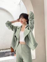 Load image into Gallery viewer, Kadaka Couple Group Outfit | Blazer Maxi Skirt and Pants | Capsule Wardrobe Collection
