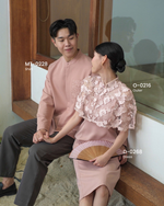 Load image into Gallery viewer, Kadaka Couple Group Family Outfit | CNY Imlek Cheongsam Top Dress Outer and Men Shirt | Season of Luck Collection (1)
