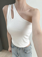 Muat gambar ke penampil Galeri, Kadaka T-0478 Tanktop One Shoulder Stretch Wanita
