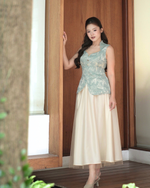 Load image into Gallery viewer, Kadaka Couple Group Family Outfit | CNY Imlek Cheongsam Sleeveless Top and Set | Season of Luck Collection (3)
