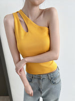 Muat gambar ke penampil Galeri, Kadaka T-0478 Tanktop One Shoulder Stretch Wanita
