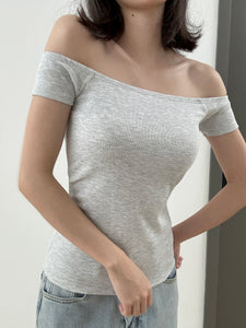 Kadaka T-0286 Top Off Shoulder Short Sleeve