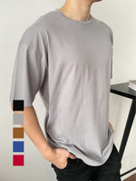 Muat gambar ke penampil Galeri, Kadaka MT-0102 T-Shirt Oversized Pria Casual Crewneck
