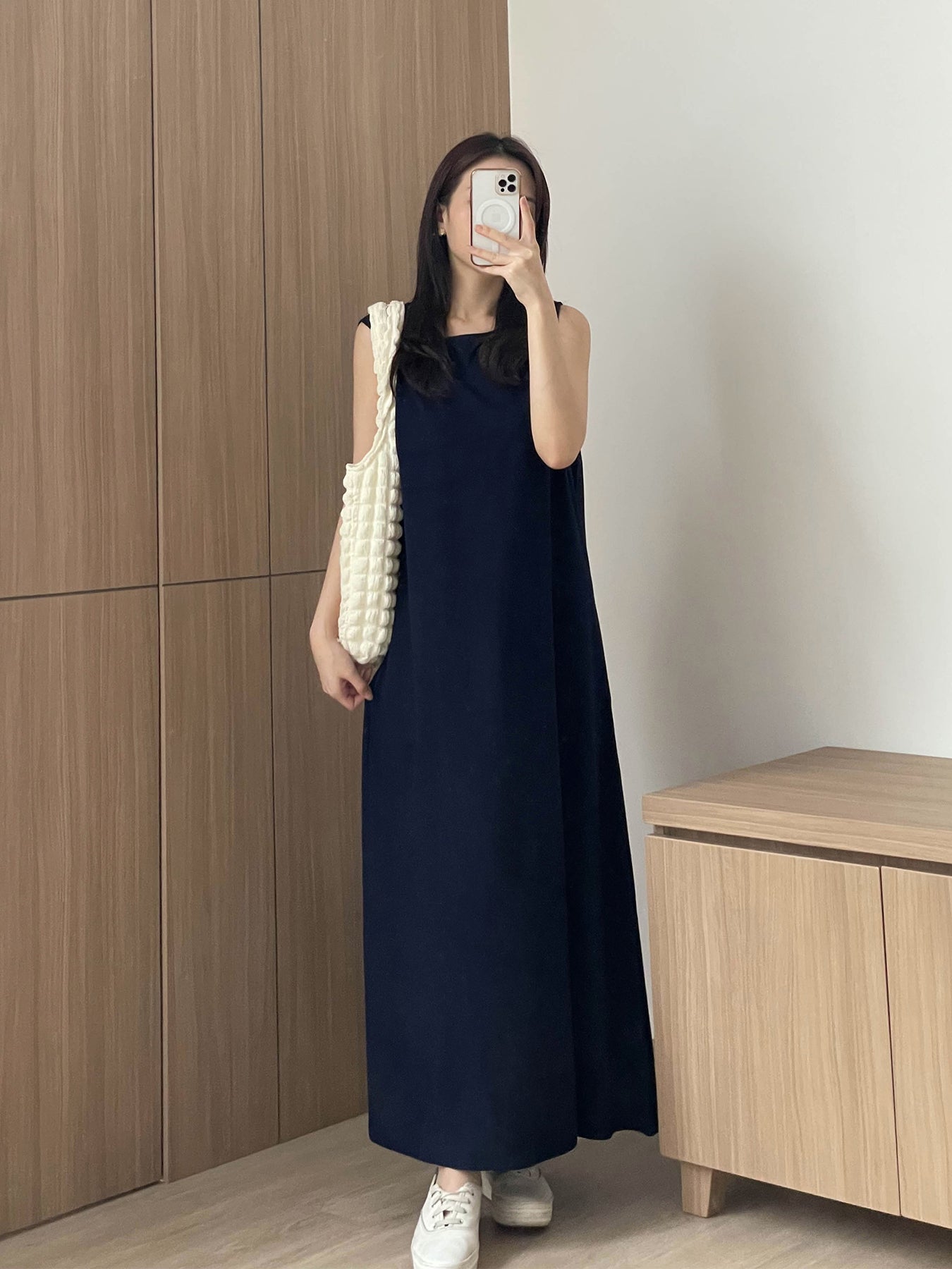 Kadaka D-0147 Long Basic Maxi Dress | Loose Dress Panjang Wanita