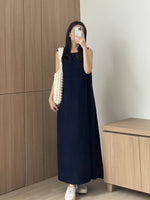 Muat gambar ke penampil Galeri, Kadaka D-0147 Long Basic Maxi Dress | Loose Dress Panjang Wanita
