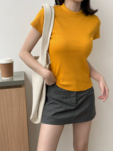 Kadaka T-0347 Top Mock Neck Premium Stretch