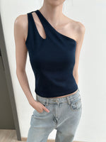 Muat gambar ke penampil Galeri, Kadaka T-0478 Tanktop One Shoulder Stretch Wanita
