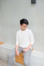 Muat gambar ke penampil Galeri, Kadaka MT-0129 Long Sleeve Knit Top Men | Atasan Tangan Panjang Pria Knit
