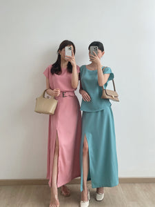 Kadaka S-0170 Set Blouse dan Maxi Skirt Slit