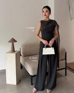 Muat gambar ke penampil Galeri, Kadaka Matching Outfit | Sleeveless Top Cullotes and Jumpsuit | Off Duty Collection
