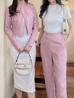 Muat gambar ke penampil Galeri, Kadaka B-0187 Tapered Pants Celana Panjang Wanita Basic Rapi
