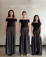 Load image into Gallery viewer, Kadaka B-0209 Super Wide Leg Double Pleated Culottes | Celana Kulot Wanita
