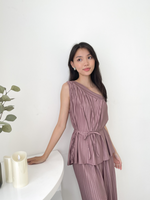 Muat gambar ke penampil Galeri, Kadaka T-0458 Top One Shoulder Pleats Premium
