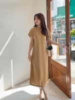 Muat gambar ke penampil Galeri, Kadaka D-0194 Knit Loose Midi Dress | Dress Midi Wanita Knit
