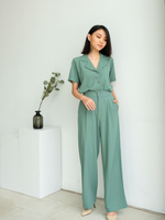 Muat gambar ke penampil Galeri, Kadaka S-0155 Set Blouse and Pants Korea
