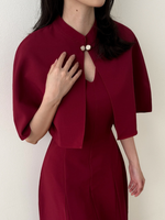 Muat gambar ke penampil Galeri, Kadaka Couple Group Family Outfit | Maxi Square and Vneck Dress Cape Outer | The Classic Charm Collection (2)
