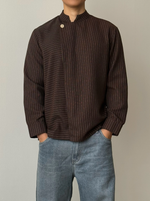Load image into Gallery viewer, Kadaka Arka Beskap | Men Striped Modern Beskap | Atasan Pria Beskap Lengan Panjang | Modern Heritage Collection MT-0231
