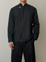 Load image into Gallery viewer, Kadaka Arka Beskap | Men Striped Modern Beskap | Atasan Pria Beskap Lengan Panjang | Modern Heritage Collection MT-0231
