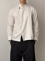 Load image into Gallery viewer, Kadaka Modern Heritage Collection | Striped Modern Beskap and Barrel Pants | Couple Outfit | Raina, Arka, Nusa
