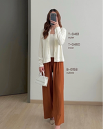 Muat gambar ke penampil Galeri, Kadaka T-0461 Cardigan Knit Stretch Premium Korea
