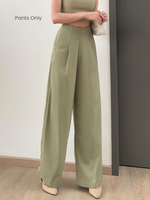 Muat gambar ke penampil Galeri, Kadaka B-0168 Kulot Wanita Culotte Celana Panjang High Waist Woven Premium
