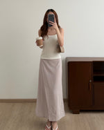 Load image into Gallery viewer, Kadaka B-0203 Midi Skirt Linen | Rok Layer Korean Wanita
