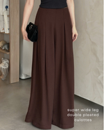 Load image into Gallery viewer, Kadaka Meadow Pants | Super Wide Leg Double Pleated Culottes | Celana Kulot Wanita | Off Duty Collection B-0209
