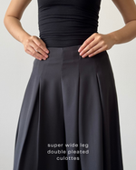 Load image into Gallery viewer, Kadaka Meadow Pants | Super Wide Leg Double Pleated Culottes | Celana Kulot Wanita | Off Duty Collection B-0209
