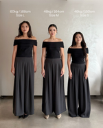 Load image into Gallery viewer, Kadaka Meadow Pants | Super Wide Leg Double Pleated Culottes | Celana Kulot Wanita | Off Duty Collection B-0209
