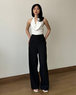 Load image into Gallery viewer, Kadaka Evelyn Culotte | Long Stripes Culotte | Celana Kulot Wanita Rapi Garis | B-0227
