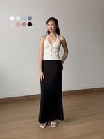 Load image into Gallery viewer, Kadaka Dream Skirt | Maxi Skirt Airflow Linen | Rok Panjang Maxi Wanita | Cloud Nine Collection B-0228
