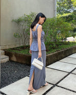 Load image into Gallery viewer, Kadaka Couple Outfit | Airflow Linen Top Blouse Skirt and Shirt | Cloud Nine Collection (1)

