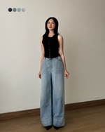 Load image into Gallery viewer, Kadaka Riley Denim | Baggy Loose Denim Pants | Celana Panjang Jeans Wanita | Blue No 1 Collection B-0230
