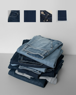 Load image into Gallery viewer, Kadaka Riley Denim | Baggy Loose Denim Pants | Celana Panjang Jeans Wanita | Blue No 1 Collection B-0230
