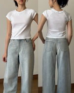 Muat gambar ke penampil Galeri, Kadaka Riley Denim | Baggy Loose Denim Pants | Celana Panjang Jeans Wanita | Blue No. 1 Collection B-0230
