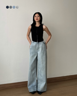Load image into Gallery viewer, Kadaka Riley Denim | Baggy Loose Denim Pants | Celana Panjang Jeans Wanita | Blue No 1 Collection B-0230

