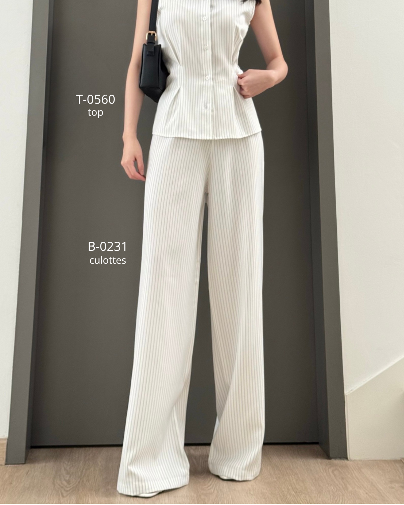 Kadaka Couple Group Family Outfit | Maxi Dress Culotte & Men Shirt Stripes | Office Crush Collection