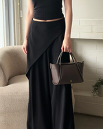 Load image into Gallery viewer, Kadaka Cove Pants | Diagonal Flap Culottes | Celana Kulot Wanita detail Kancing | Off Duty Collection B-0232

