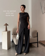 Load image into Gallery viewer, Kadaka Cove Pants | Diagonal Flap Culottes | Celana Kulot Wanita detail Kancing | Off Duty Collection B-0232
