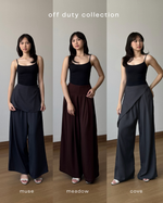 Load image into Gallery viewer, Kadaka Meadow Pants | Super Wide Leg Double Pleated Culottes | Celana Kulot Wanita | Off Duty Collection B-0209
