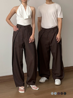 Load image into Gallery viewer, Kadaka Nusa Trousers | Unisex Striped Barrel Pants | Celana Panjang Unisex | Modern Heritage Collection B-0235
